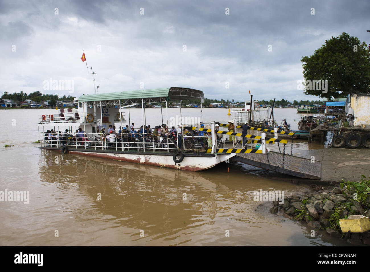 Ferry - Mekong, Vietnam Stock Photo - Alamy