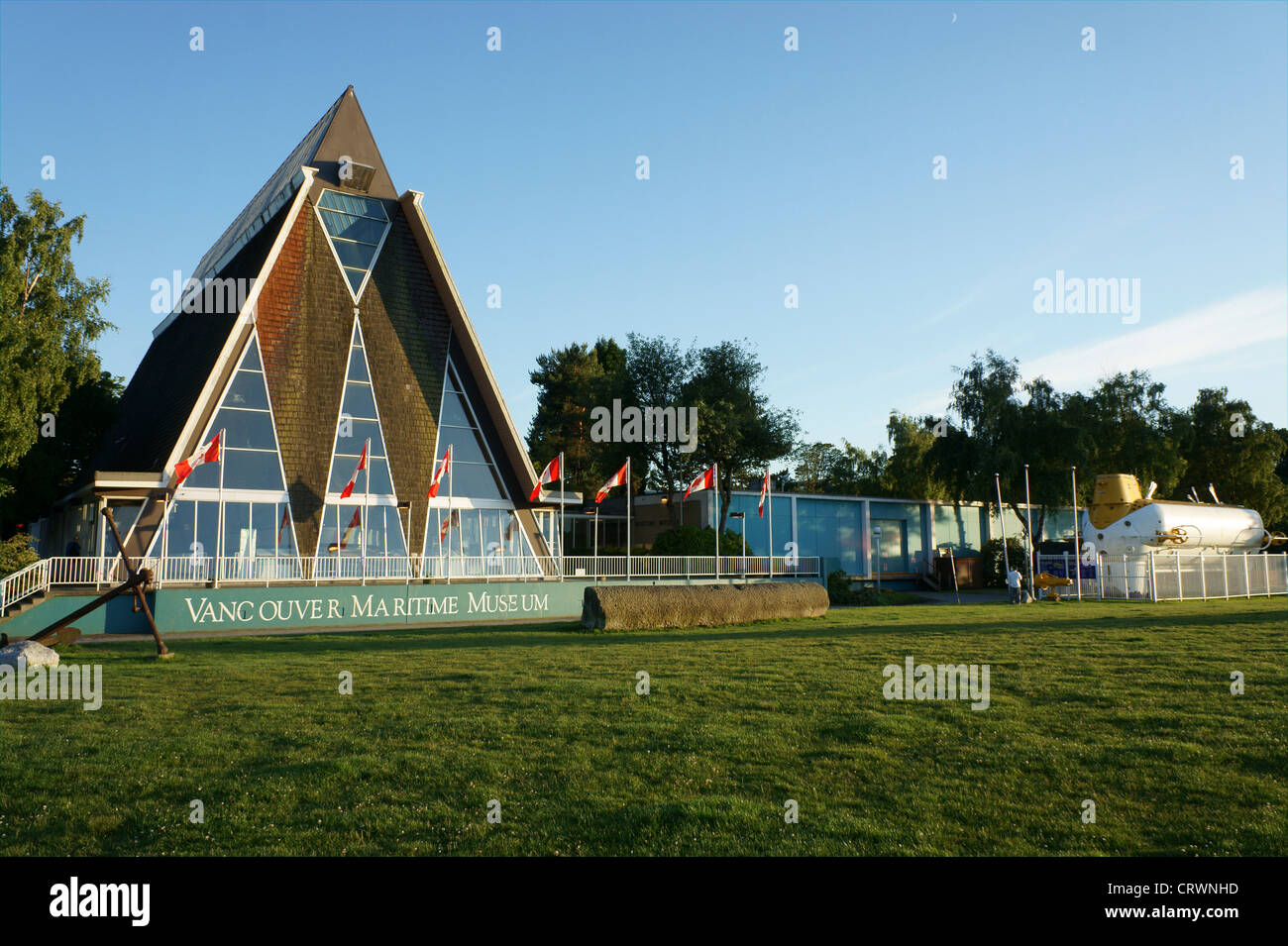 Vancouver Maritime Museum, Hadden Park, Vancouver, British Columbia, Canada Stock Photo