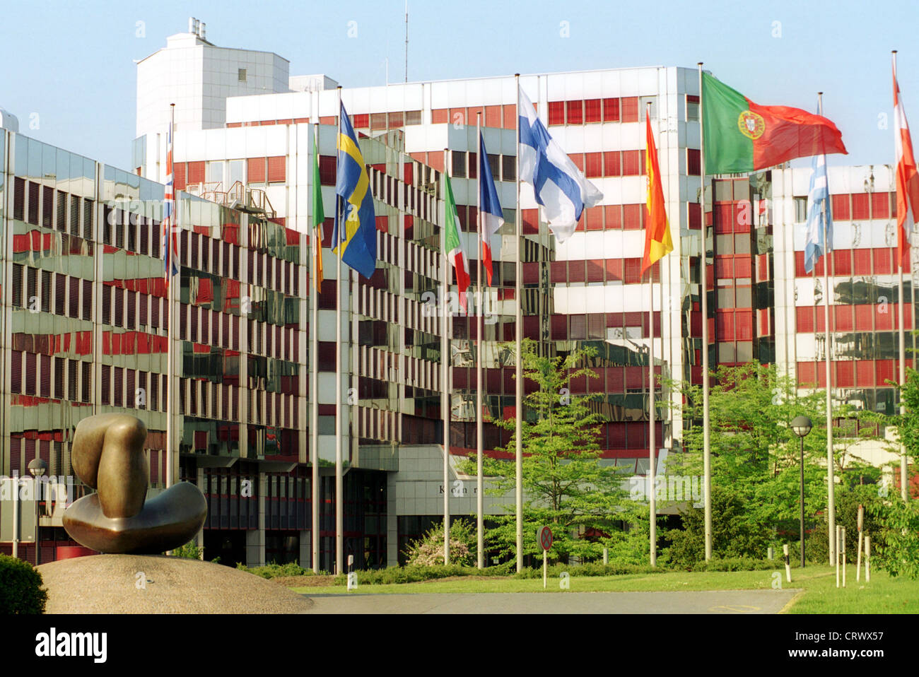 Luxembourg City, General Secretariat of the European Parliament Stock Photo