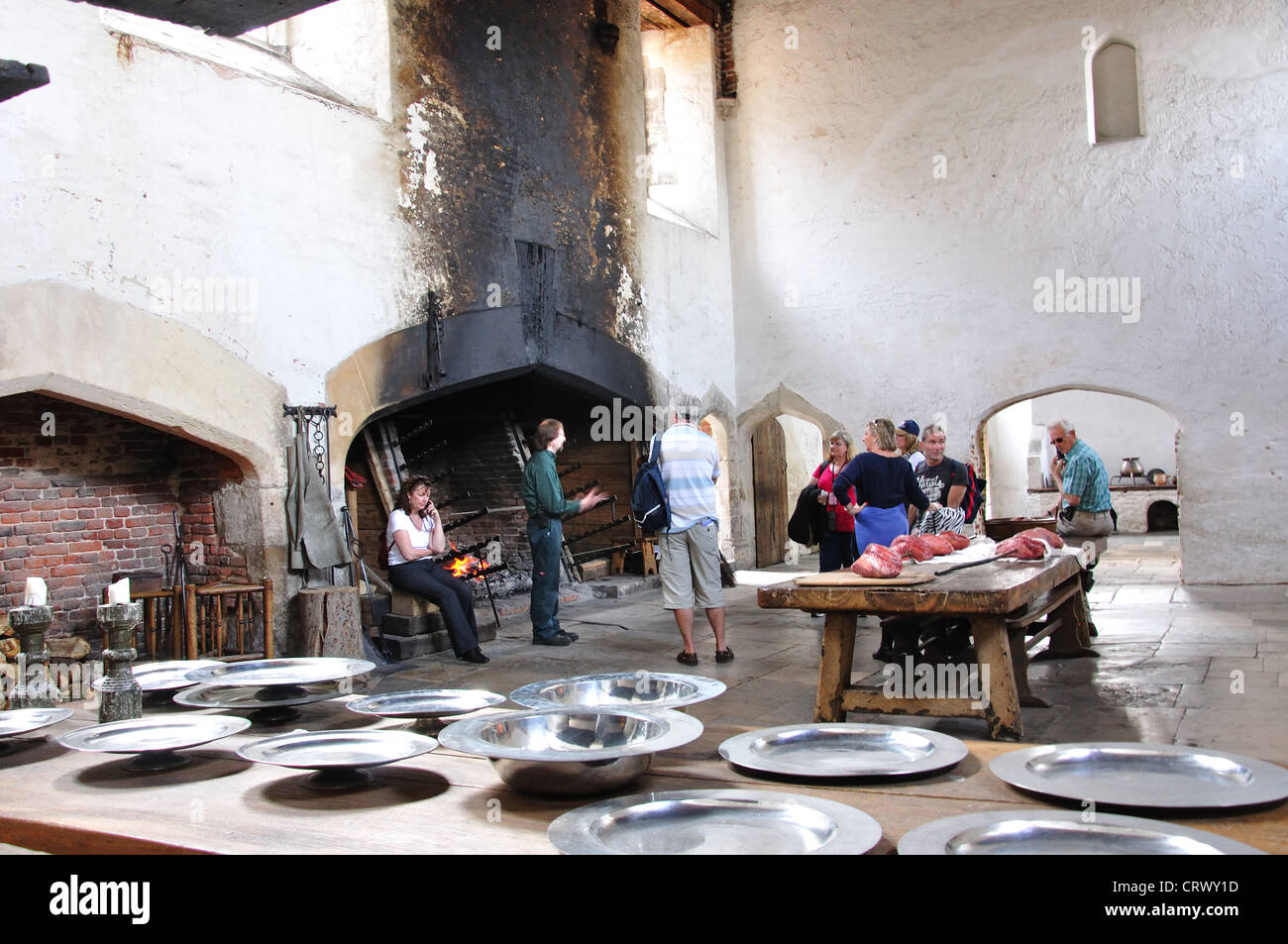 Henry VIII's kitchens, Hampton Court Palace, London Borough of Richmond upon Thames, Greater London, England, United Kingdom Stock Photo