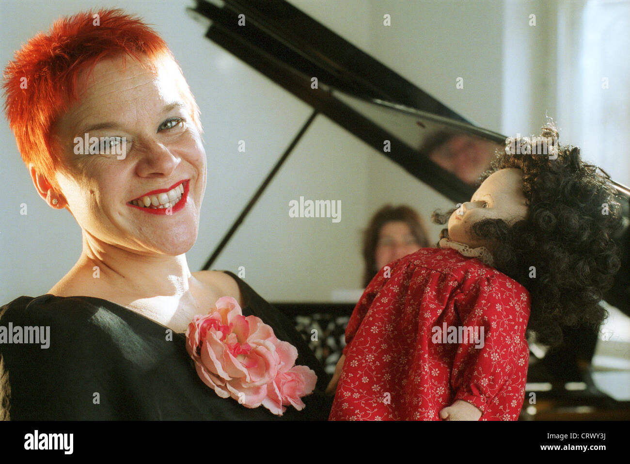 Singer Jeannette Urzendowsky, Berlin Stock Photo Alamy