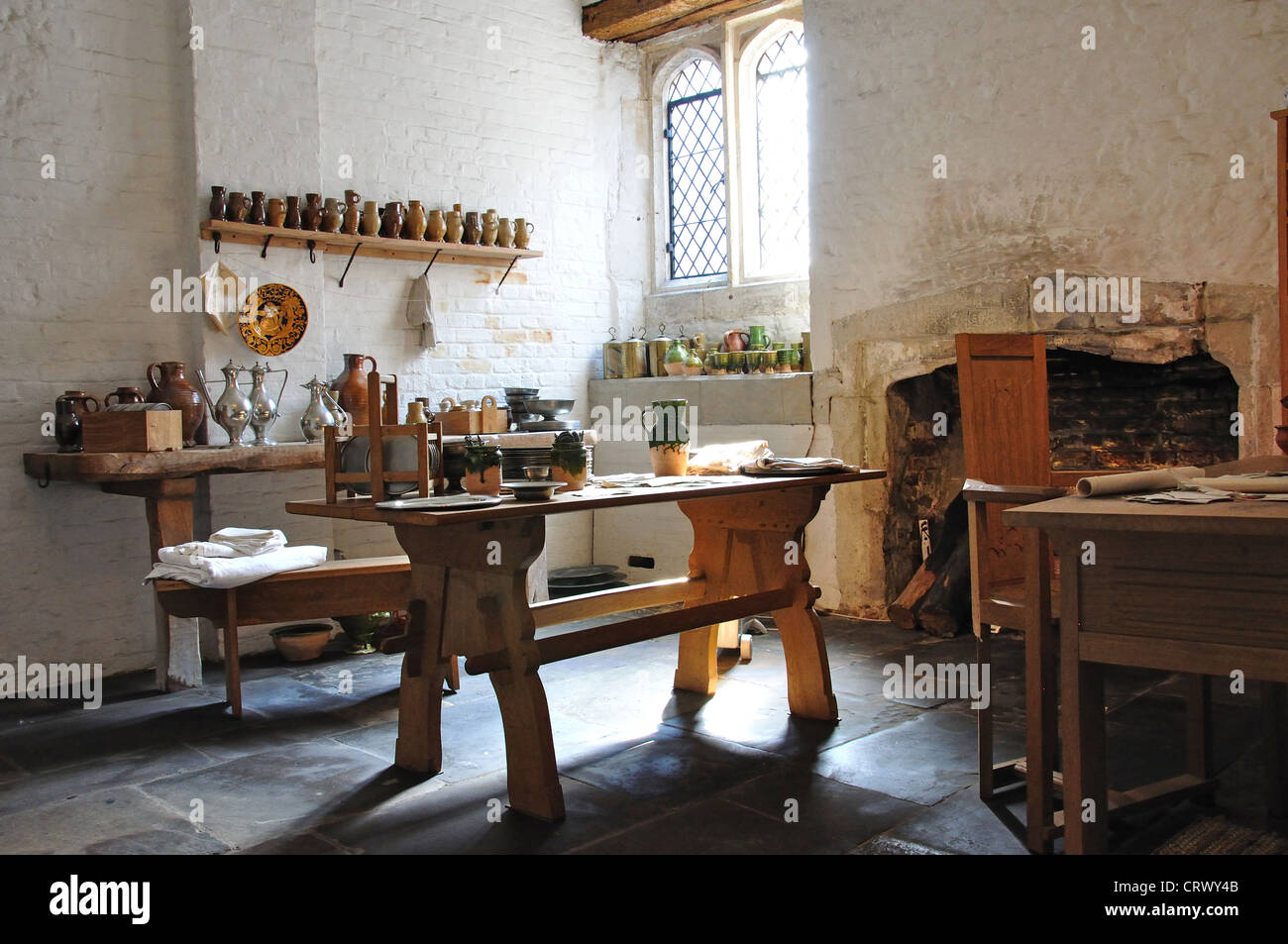 Henry VIII's kitchens, Hampton Court Palace, Hampton, London Borough of Richmond upon Thames, Greater London, England, United Kingdom Stock Photo