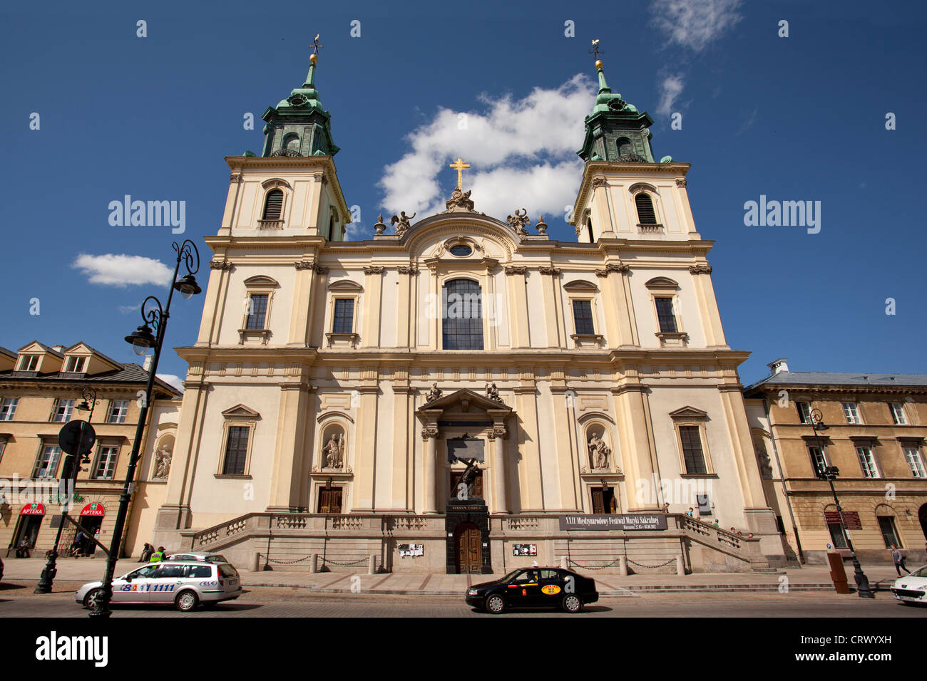 The Church of the Holy Cross, Warsaw, Poland. Stock Photo