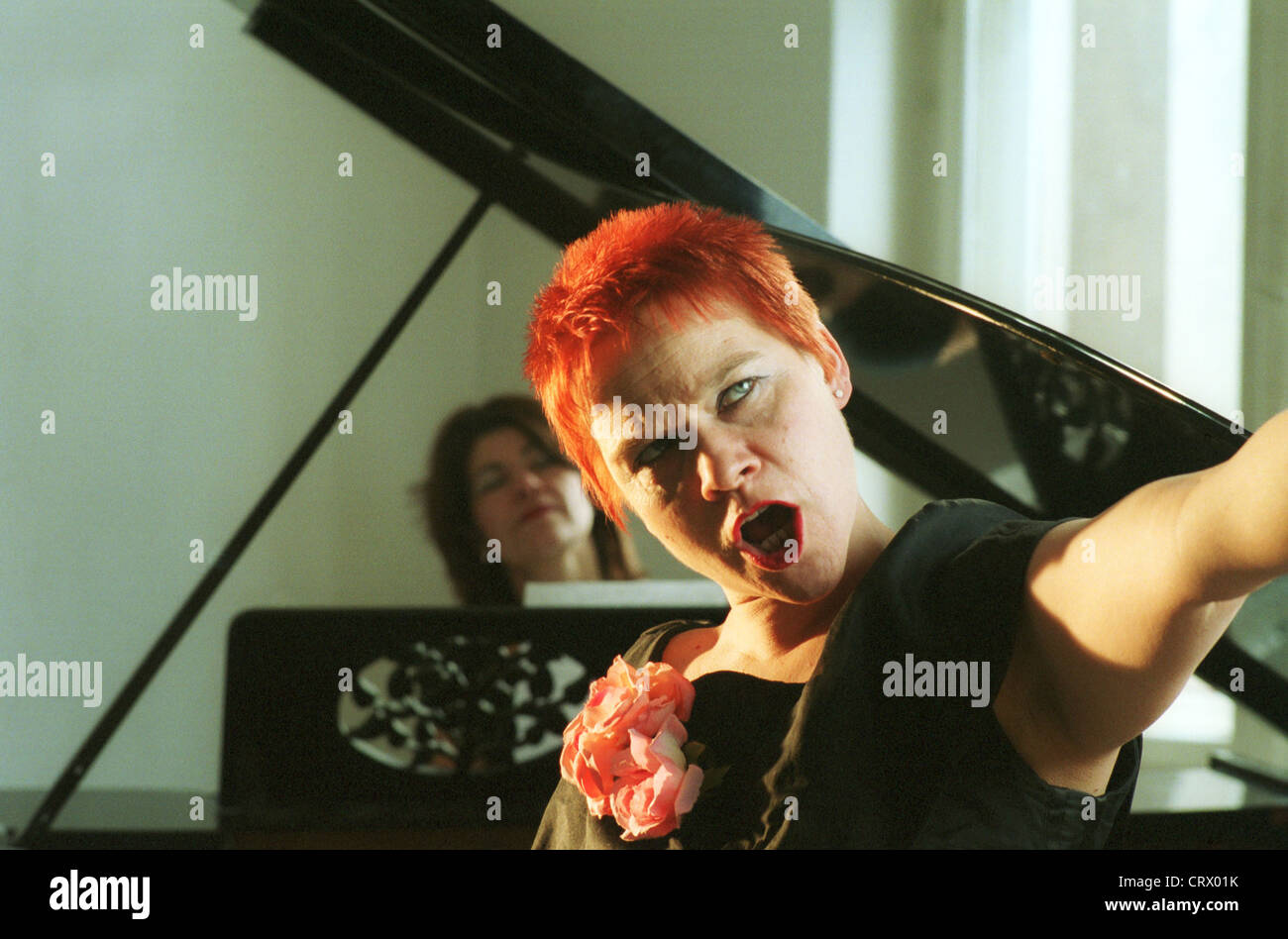 Singer Jeannette Urzendowsky, Berlin Stock Photo Alamy