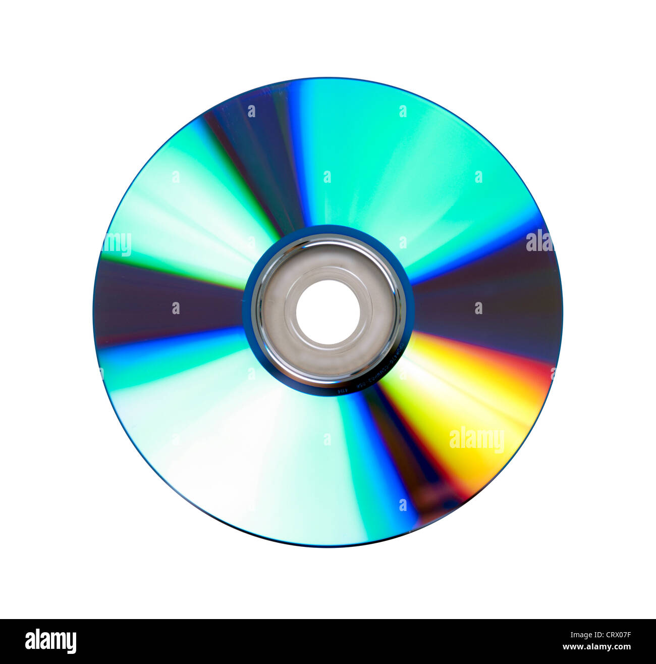 Recordable DVD disc on white background Stock Photo Alamy