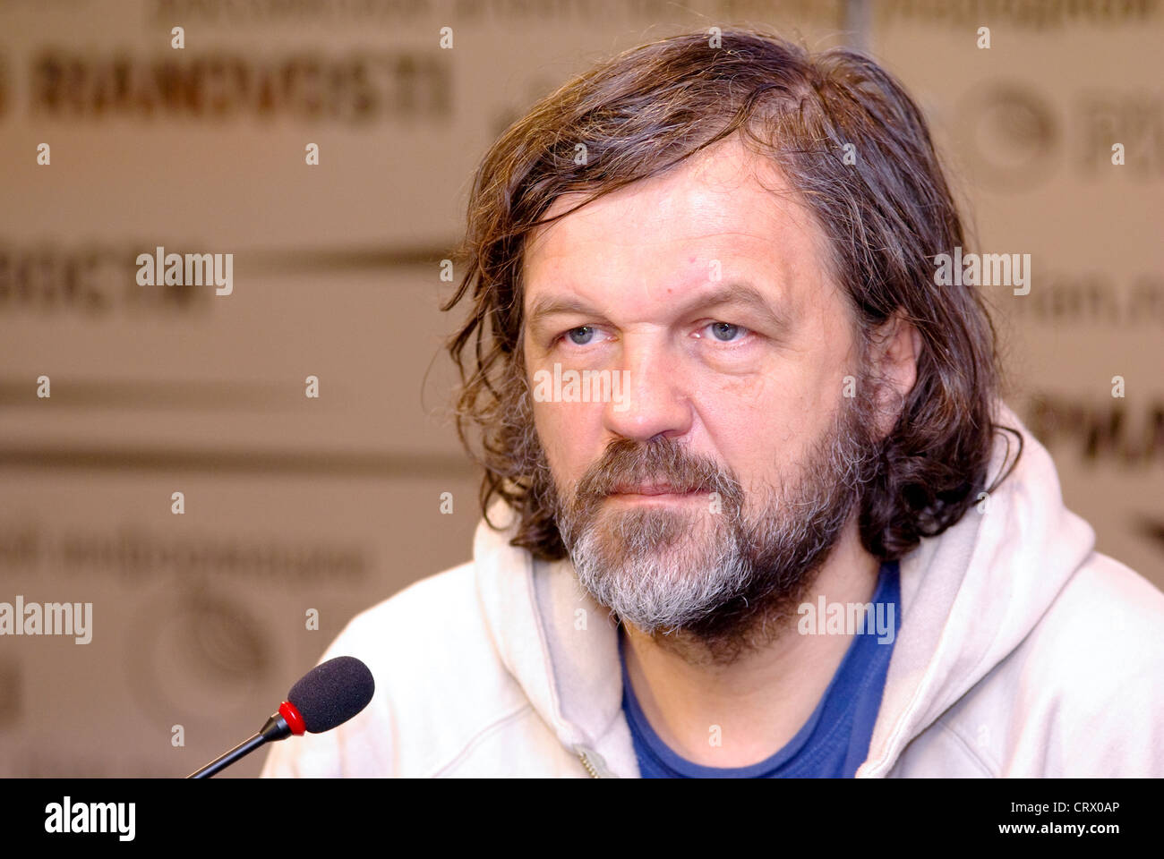 Russia. St. Petersburg. Film director Emir Kusturica. Stock Photo