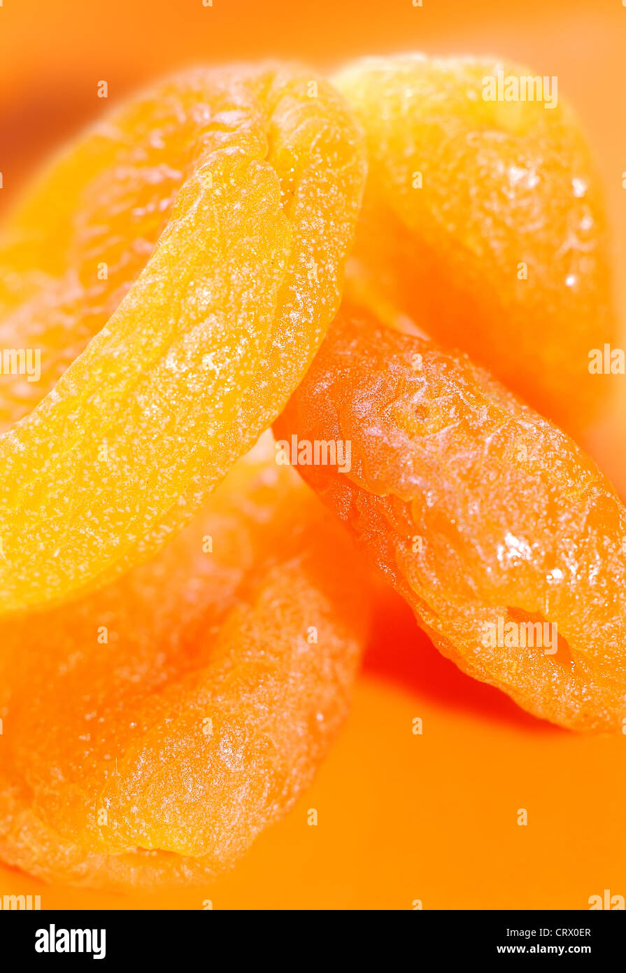 Apricot fruit dessert close-up shot Stock Photo