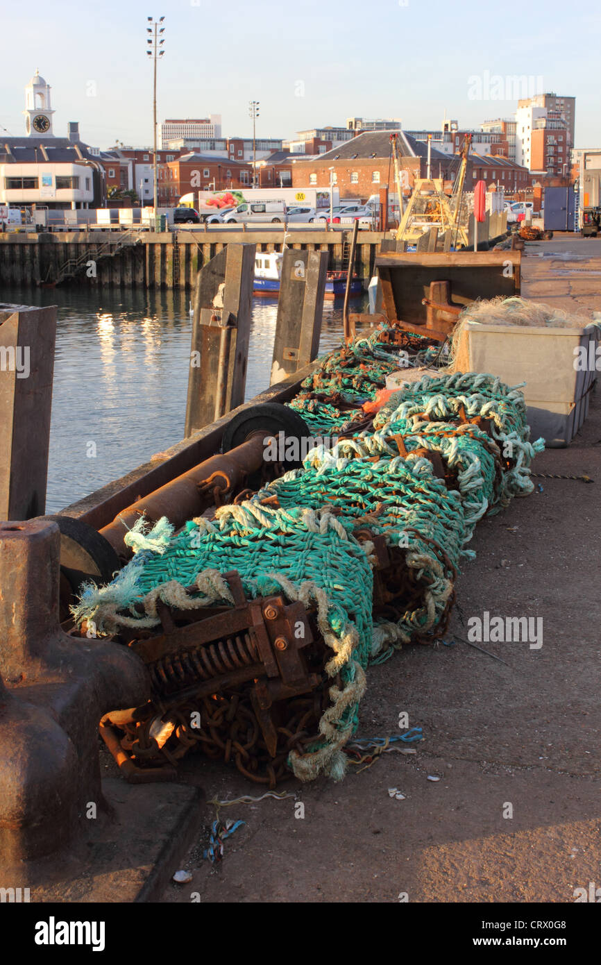 Fish net trawler catch hi-res stock photography and images - Alamy