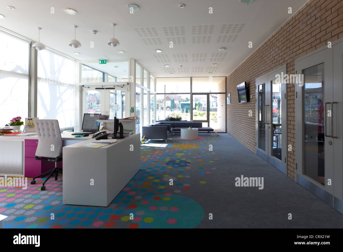 interior of Barncroft School Havant Stock Photo Alamy