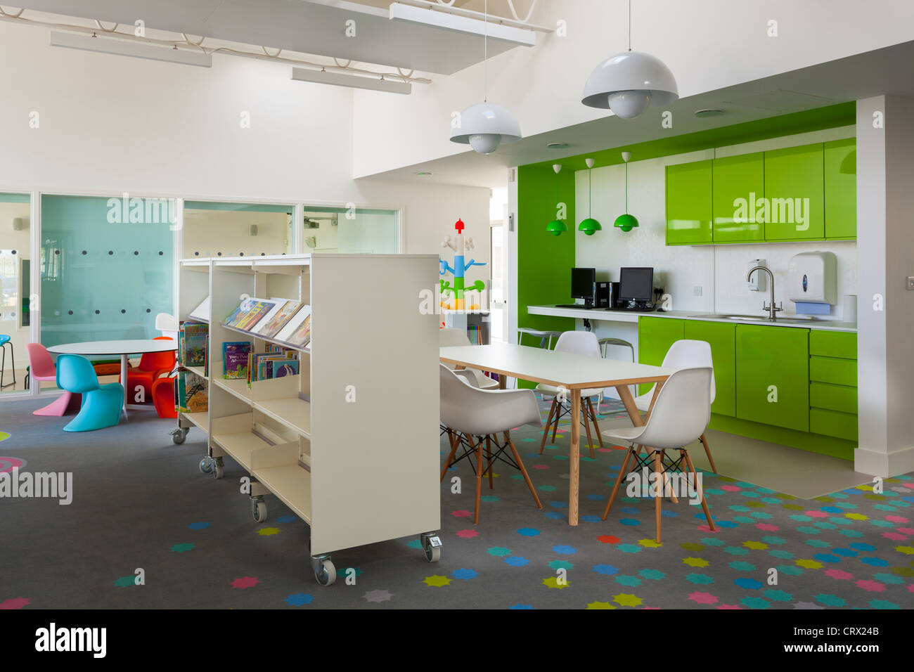 interior of Barncroft School Havant Stock Photo Alamy