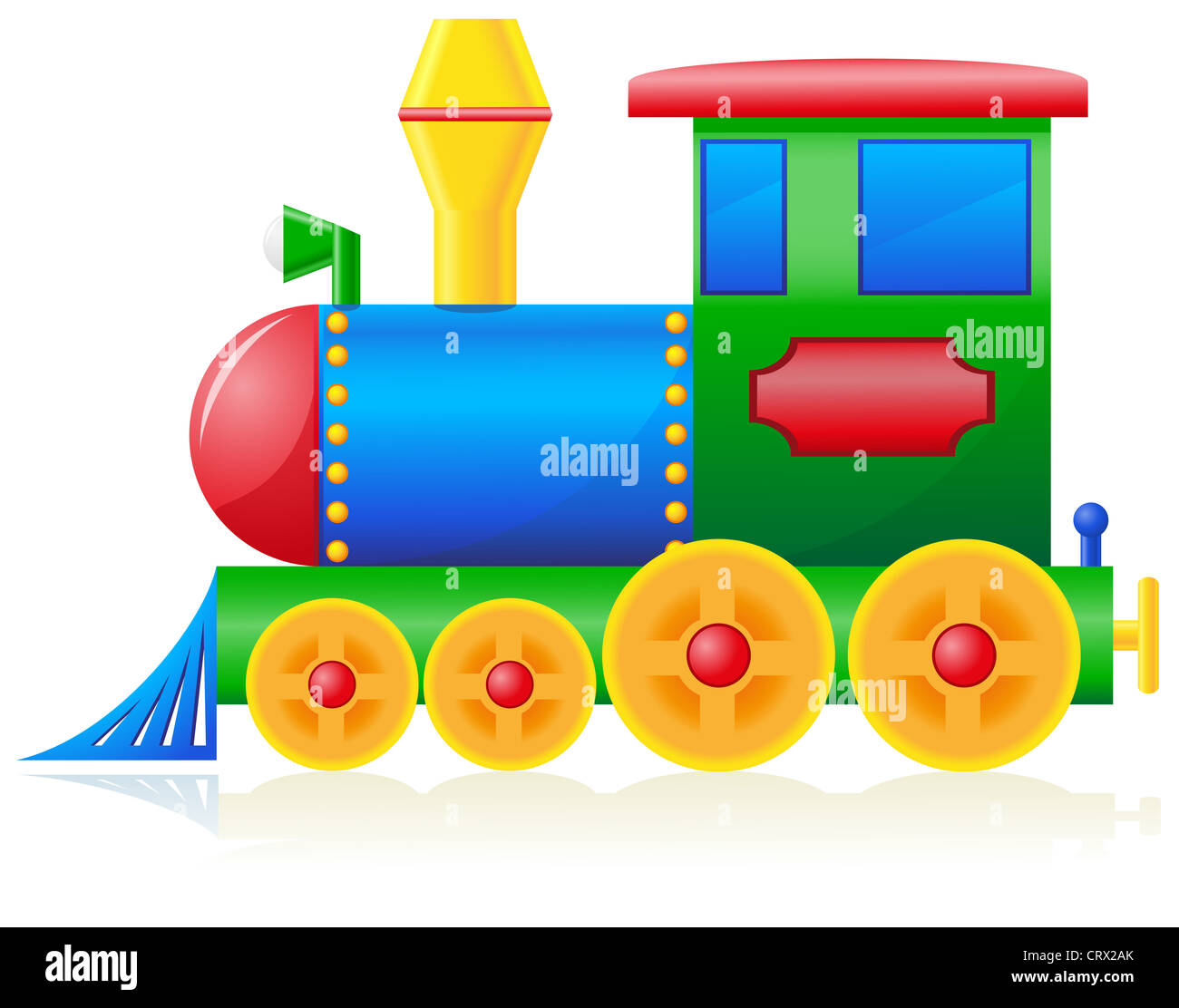 children locomotive illustration isolated on white background Stock ...