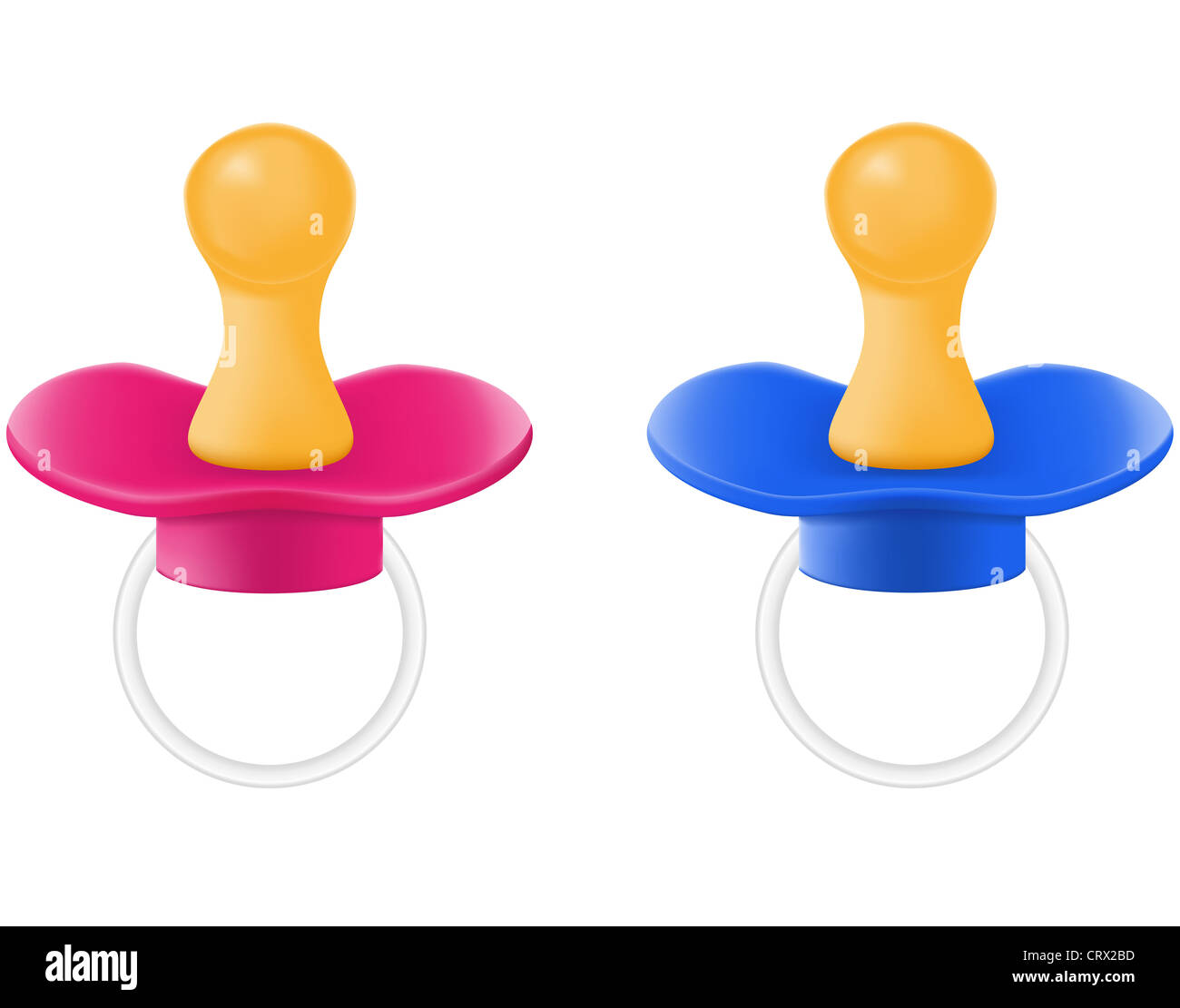 baby soother for boys and girls illustration Stock Photo Alamy
