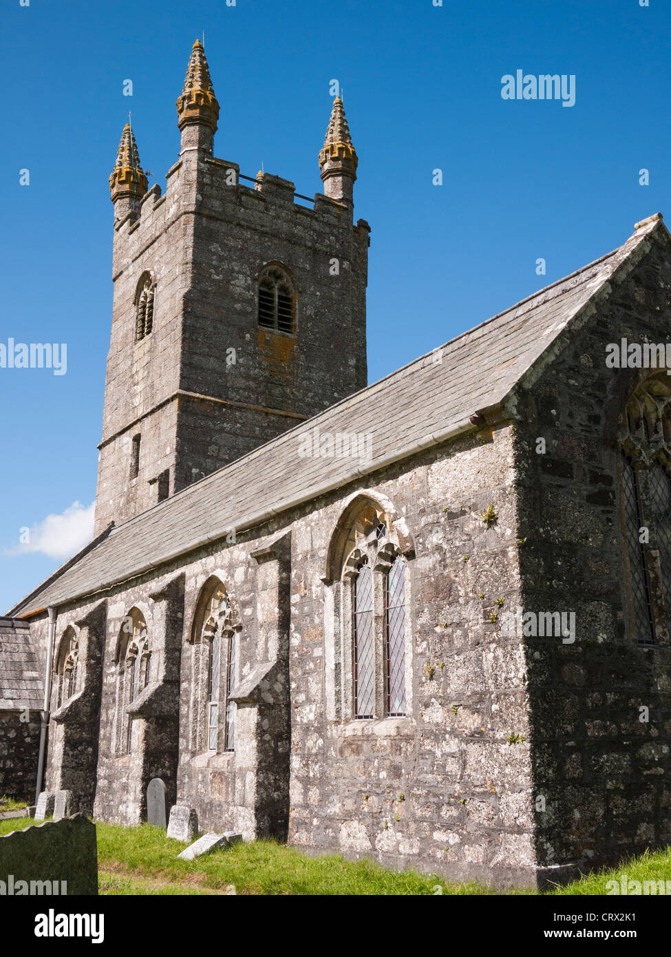 The church of St Leonard in the village of Sheepstor in Dartmoor