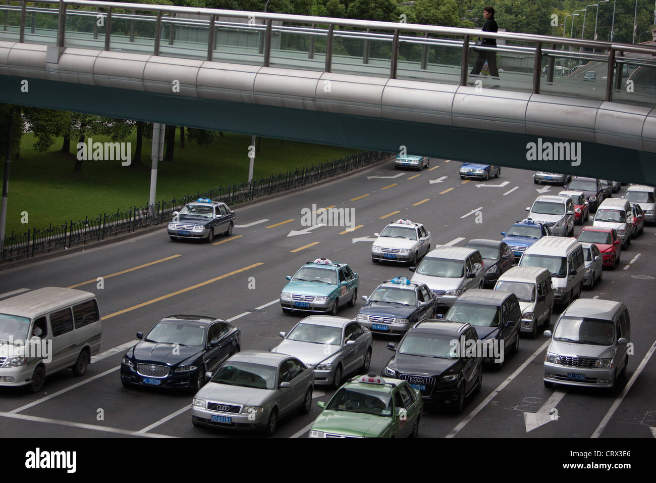 Traffic in Shanghai, China Stock Photo Alamy