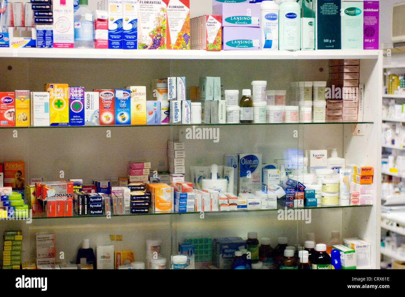 Pharmacy Shelves Stock Photos & Pharmacy Shelves Stock Images Alamy