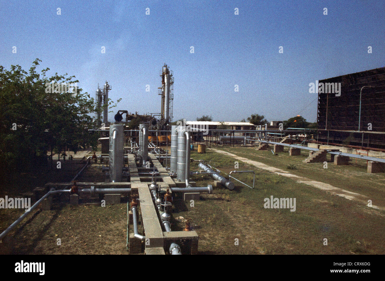 Karachi Pakistan National Oil Refinery Stock Photo Alamy