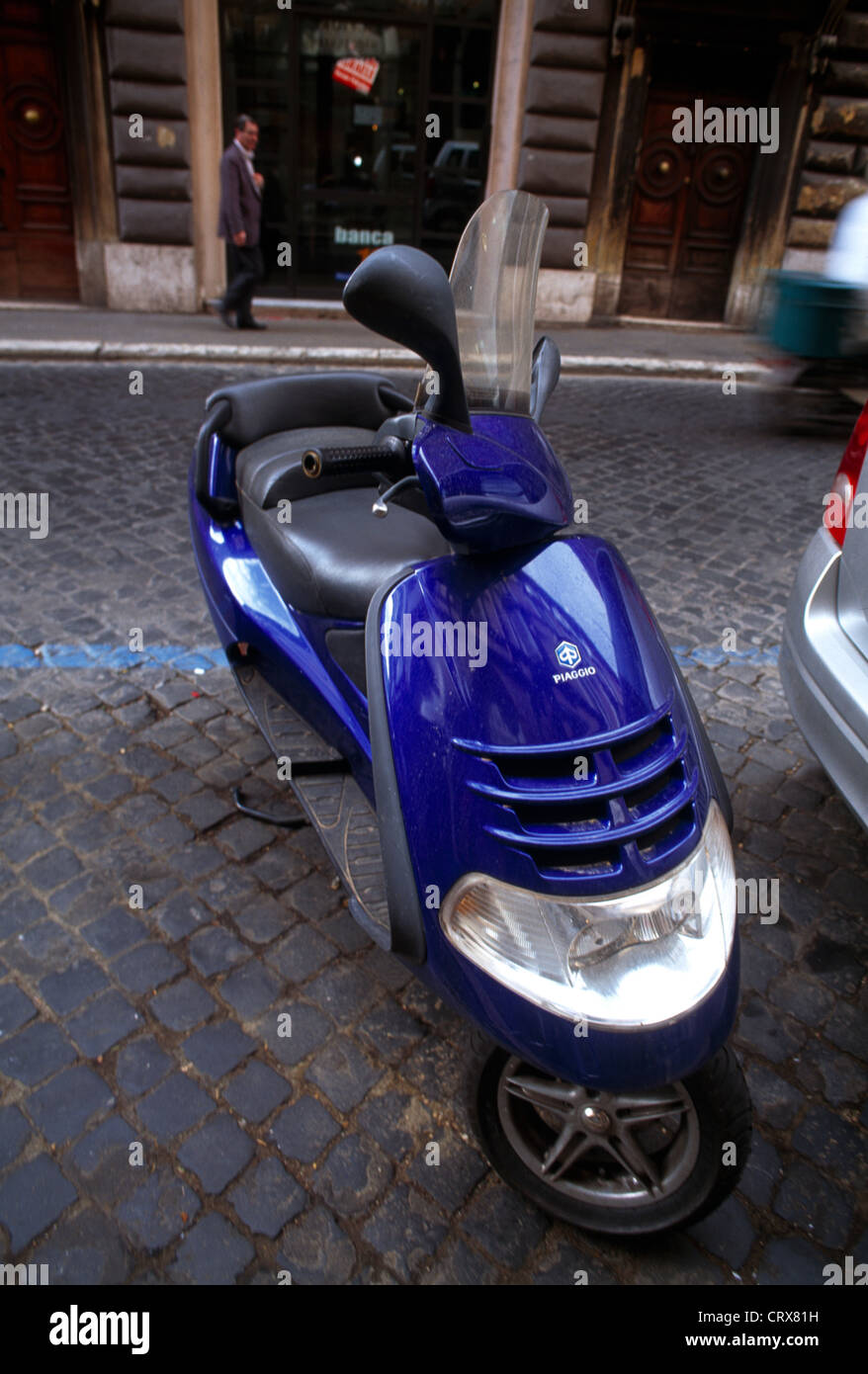 Piaggio Scooter Rome Italy Stock Photo Alamy