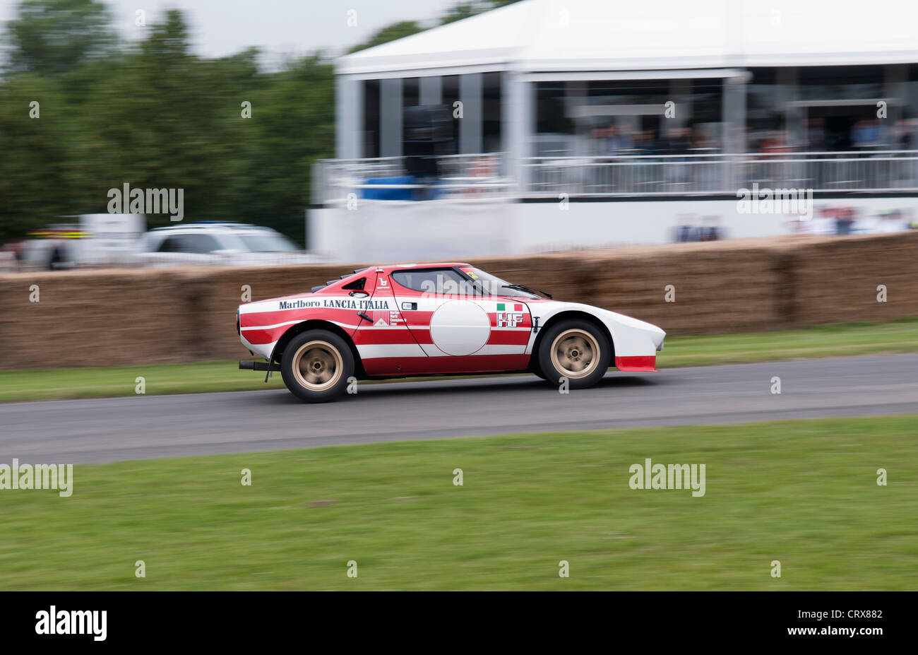 Lancia Stratos HF rally car at the Goodwood Festival of Speed 2012 ...