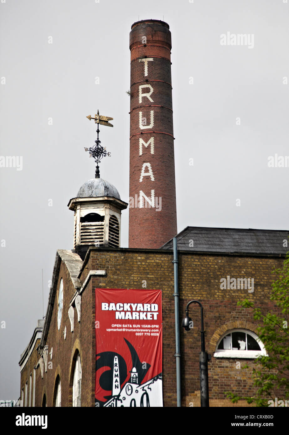 Old Truman Brewery Brick Lane East End London UK Stock Photo