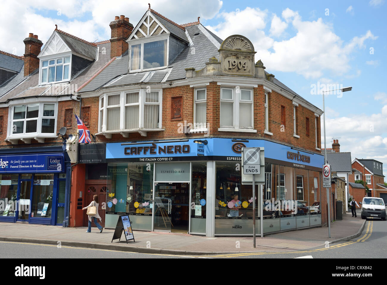 Cafe Nero, High Street, Weybridge, Surrey, England, United Kingdom Stock Photo
