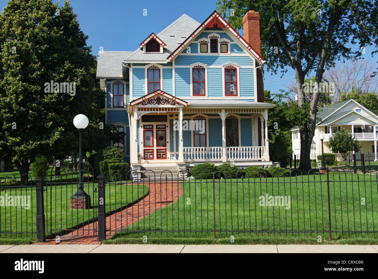Historic House at Kelleys Island, Ohio, USA Stock Photo Alamy