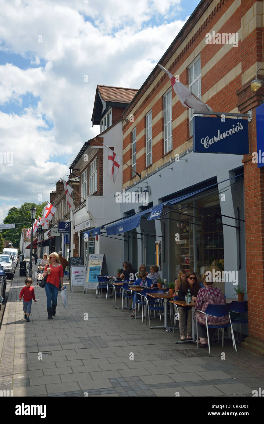 High Street, Cobham, Surrey, England, United Kingdom Stock Photo Alamy