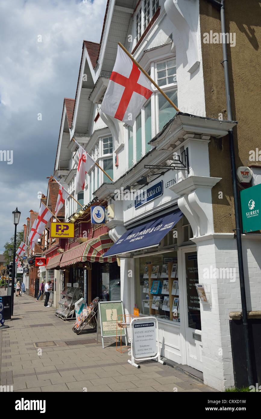 High Street, Cobham, Surrey, England, United Kingdom Stock Photo Alamy