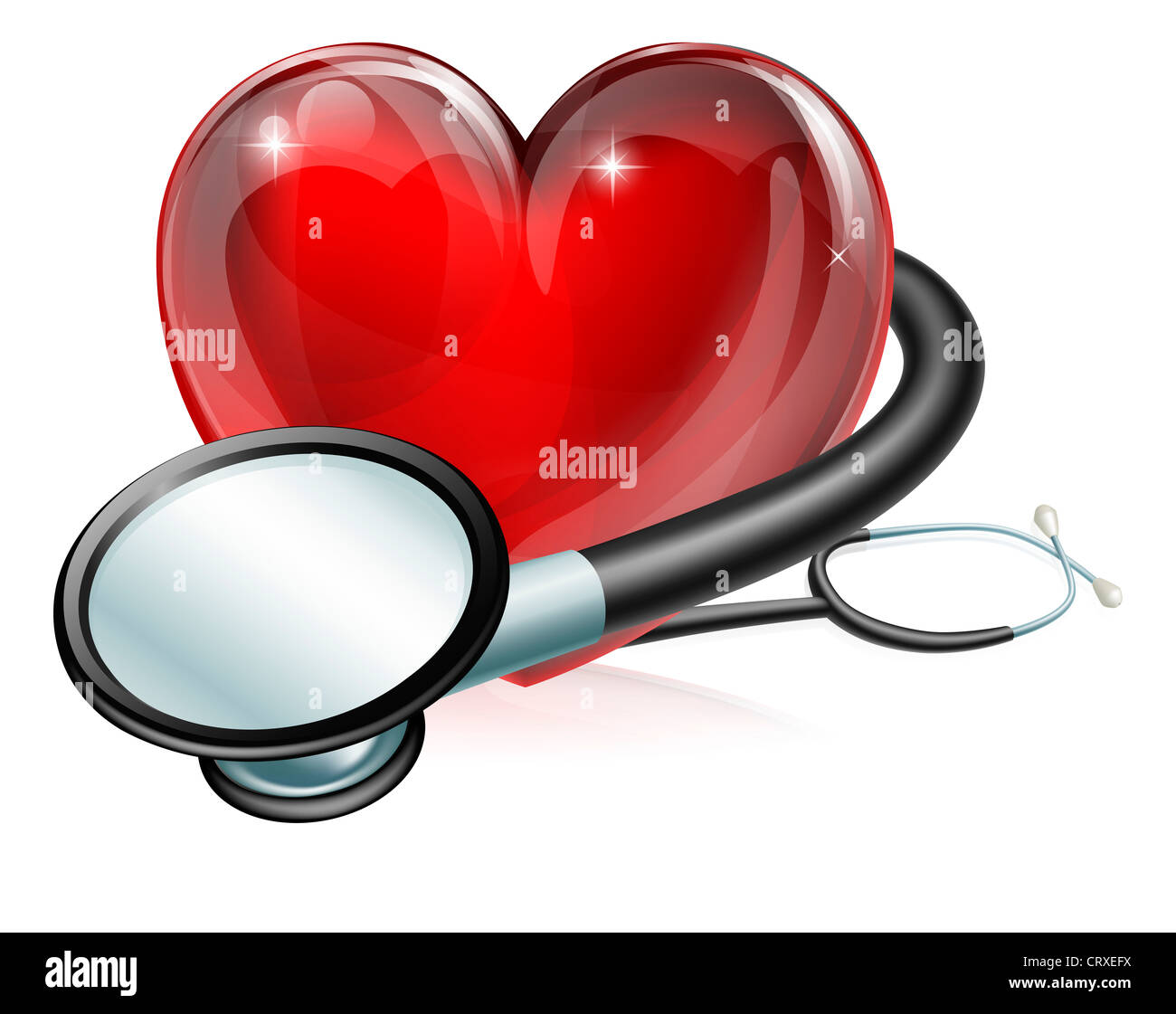 Drawing heart medical doctor stethoscope Cut Out Stock Images & Pictures Alamy