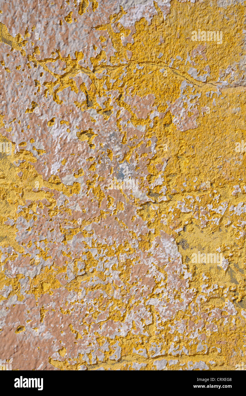 Paint chipping off wall Stock Photo Alamy