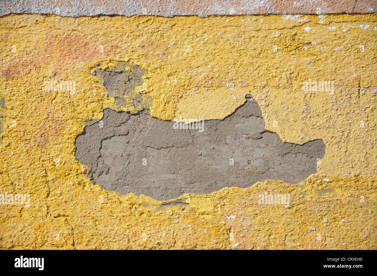 Paint chipping off wall Stock Photo Alamy