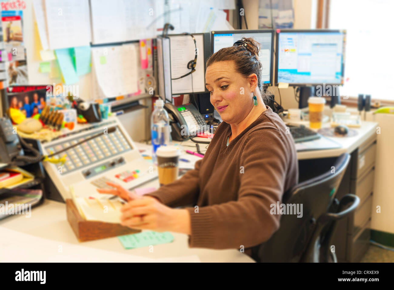 Aircraft dispatcher hi-res stock photography and images - Alamy