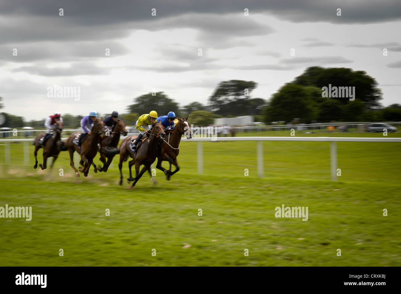 Horse racing event: Royal Ascot, held at York Racecourse. Stock Photo