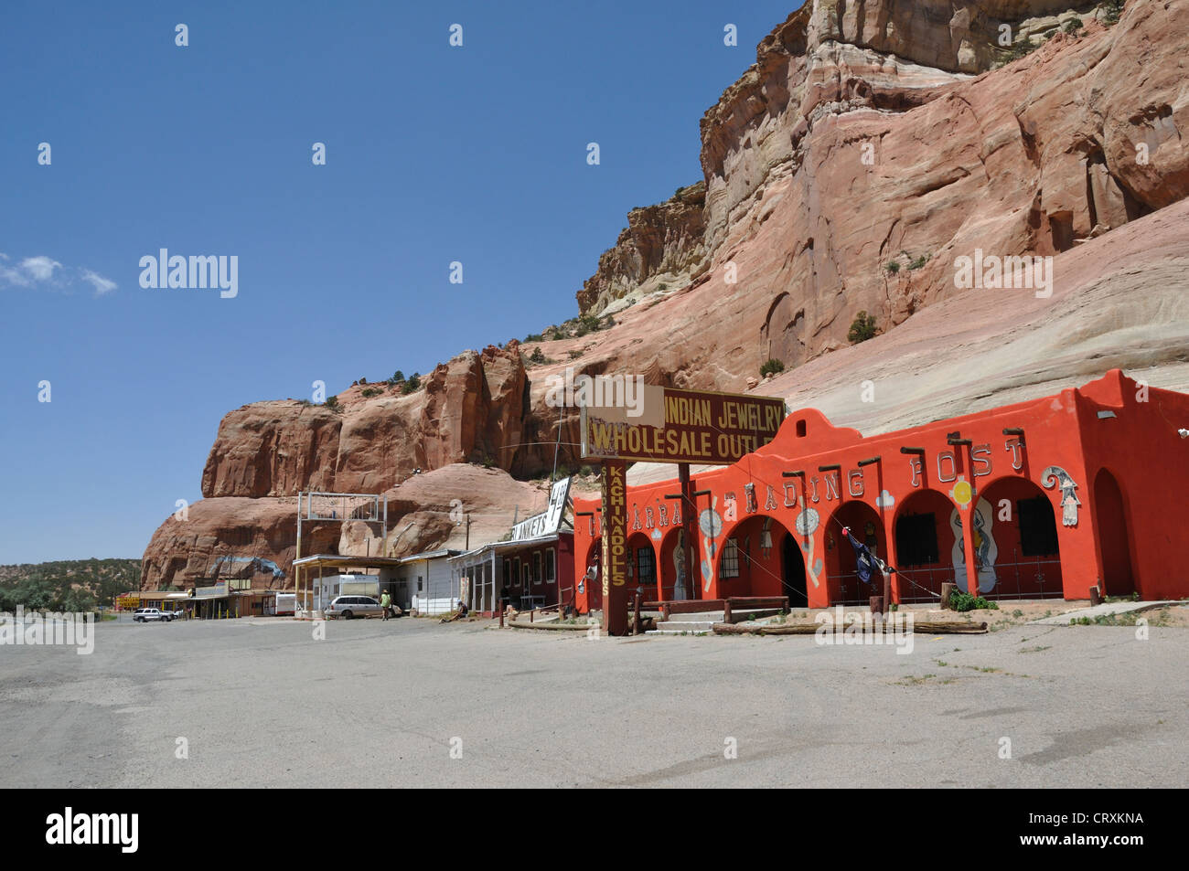 Indian Village Trading Post along Old Route 66, on Arizona and New
