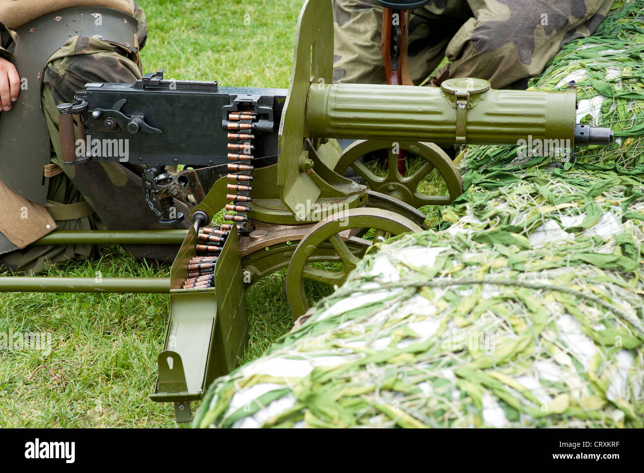 Maxim gun hi-res stock photography and images - Alamy