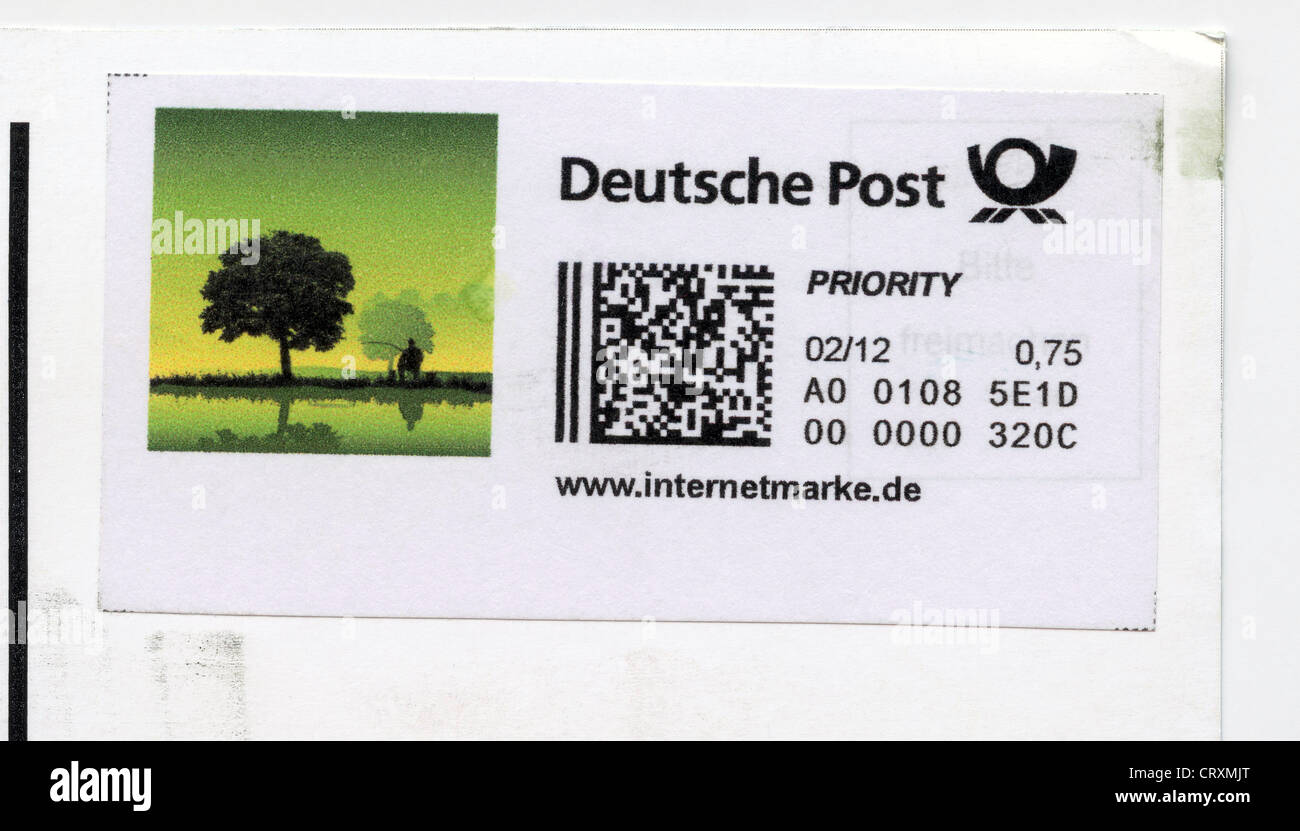 Germany postage stamp Stock Photo Alamy