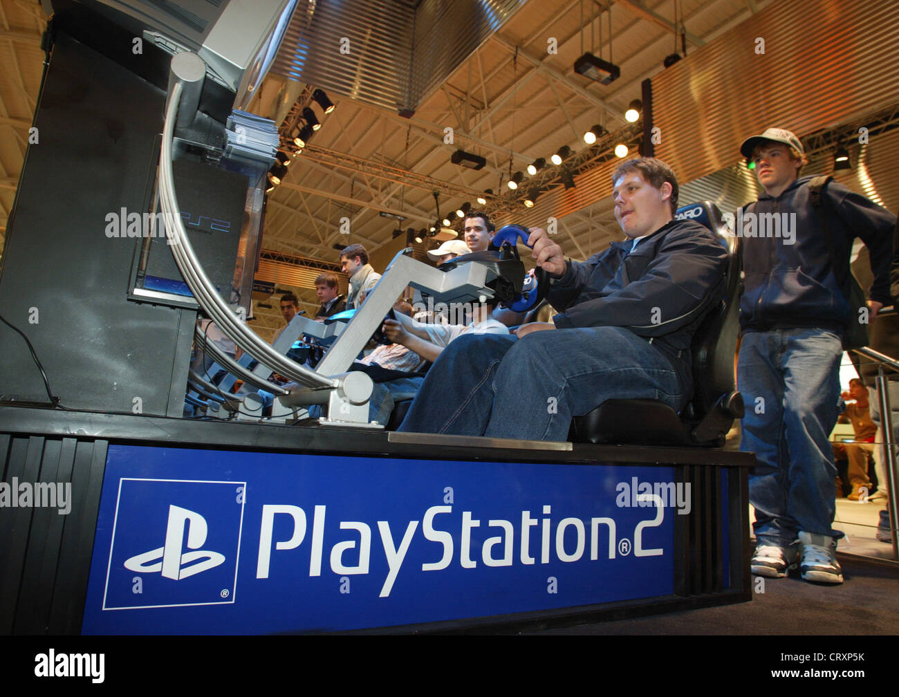 Sony Playstation 2 at the youth fair in Essen YOU Stock Photo