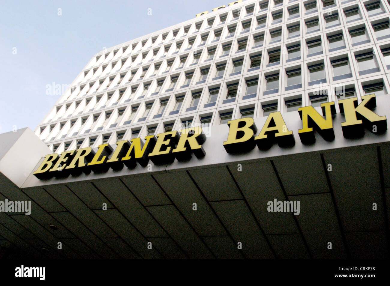 Logo Of Berliner Bank Berlin Stock Photo Alamy