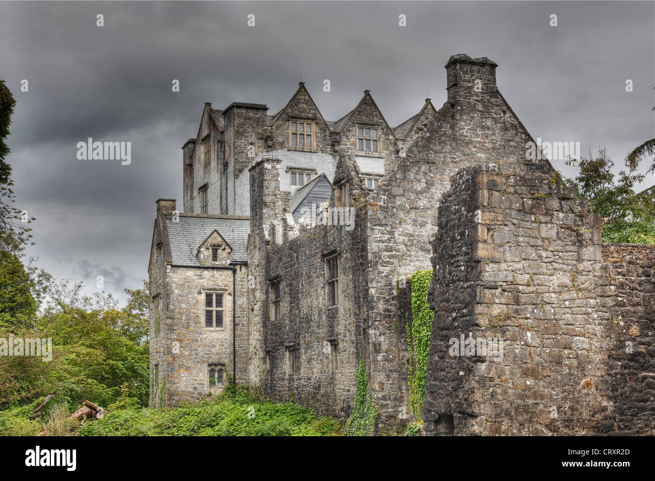 Ireland, County Donegal, View of Donegal Castle Stock Photo