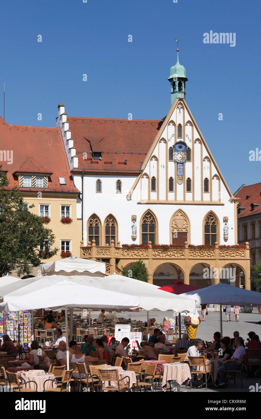 Germany, Bavaria, Amberg, View of town hall Stock Photo