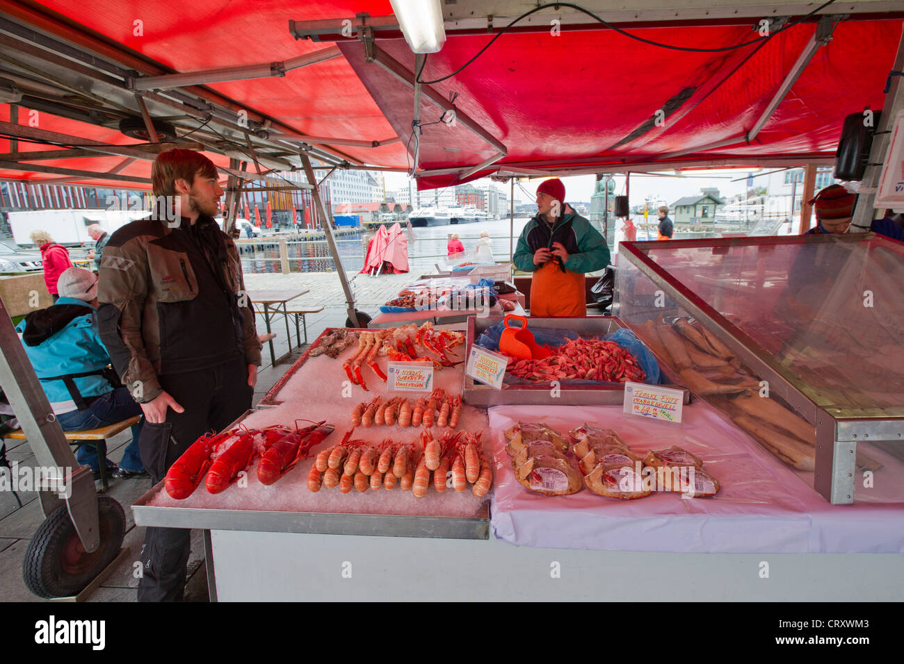 Bergen market norway crab hires stock photography and images Alamy