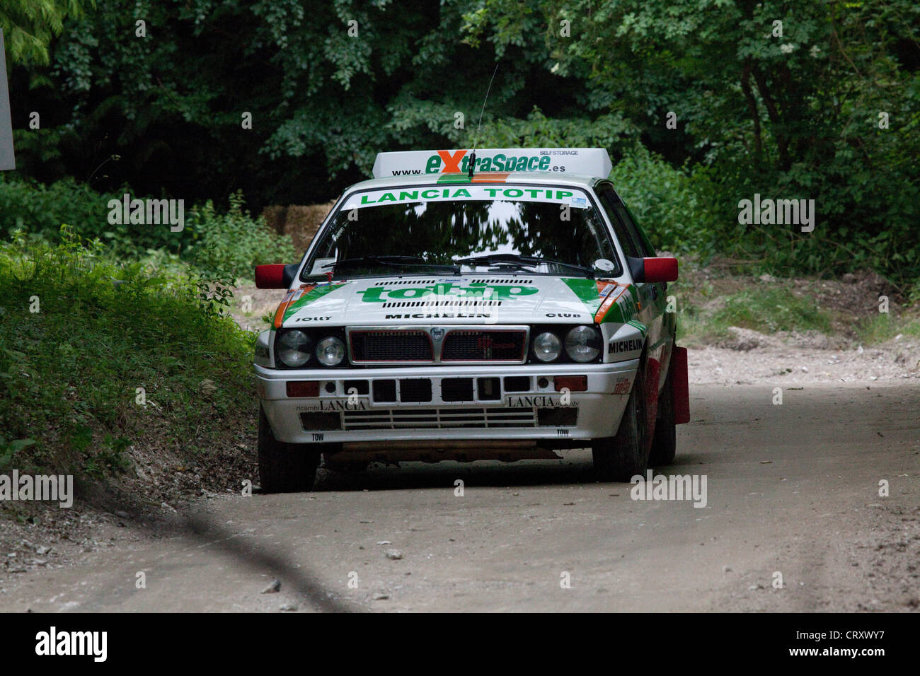 Lancia HF Integral Rally Car Stock Photo