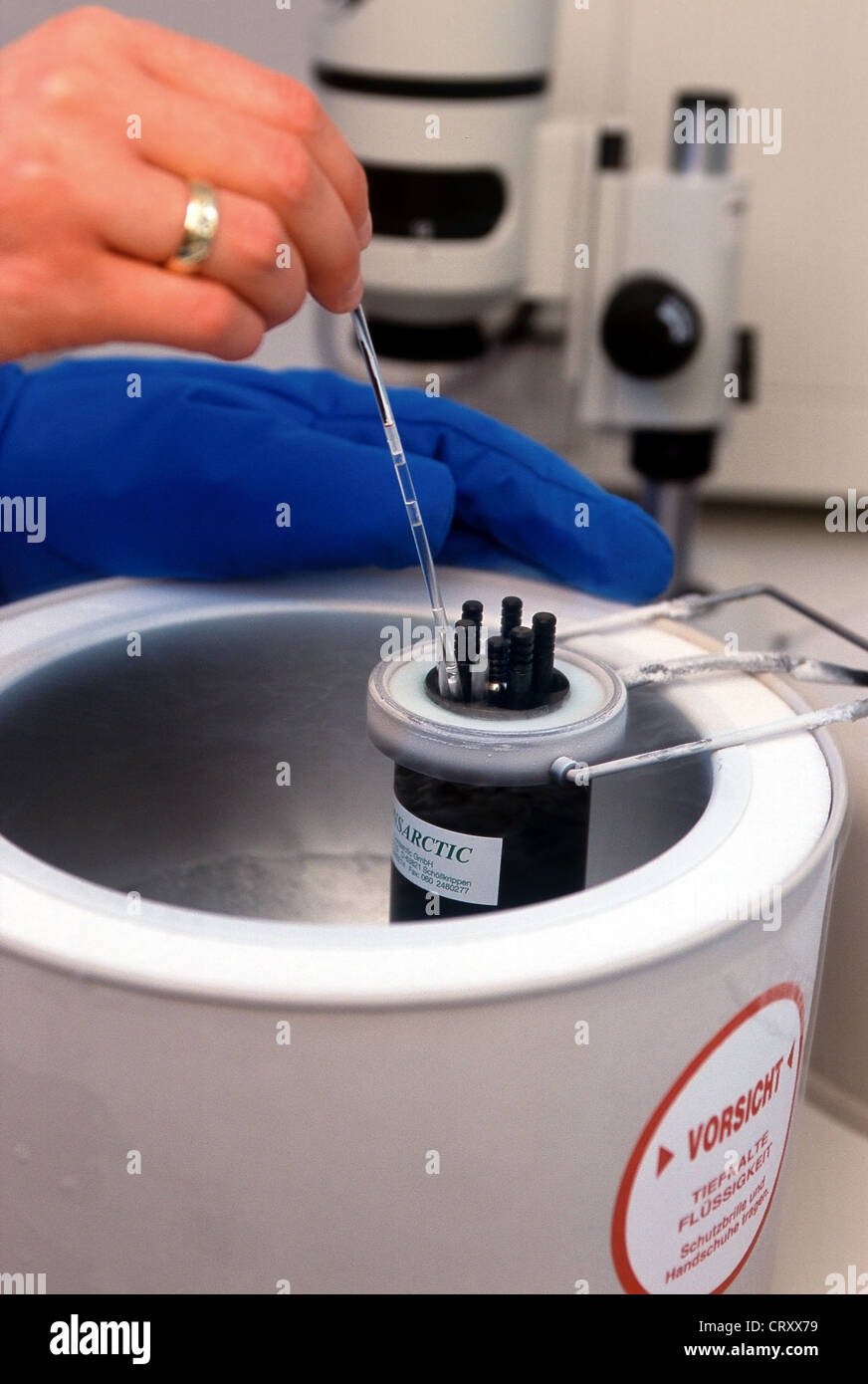 Artificial insemination, University Hospital Muenster Stock Photo - Alamy
