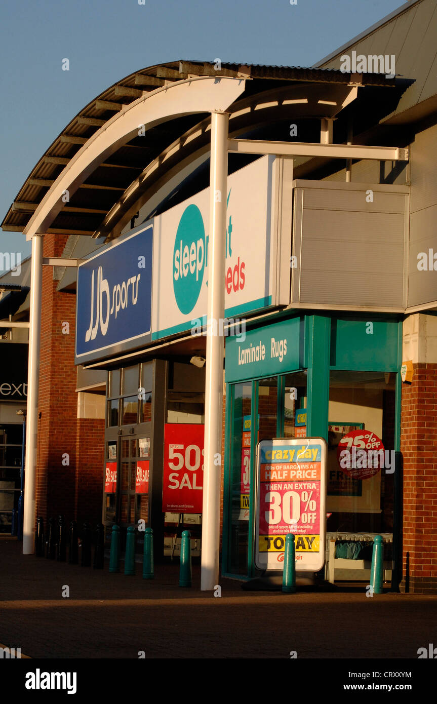 retail store JJB sports Stock Photo