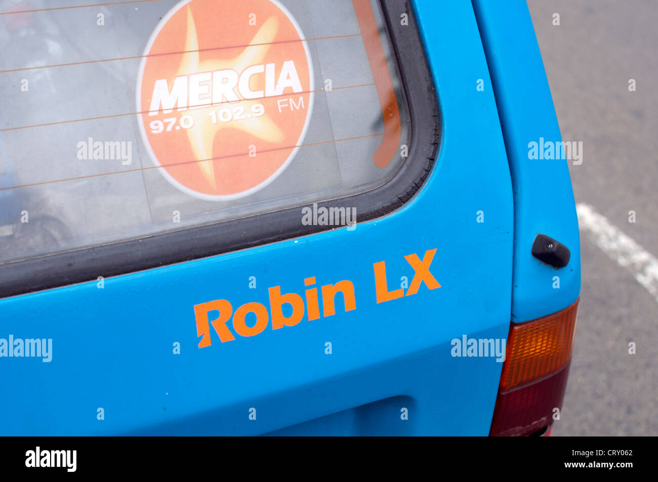 Reliant Robin LX Stock Photo