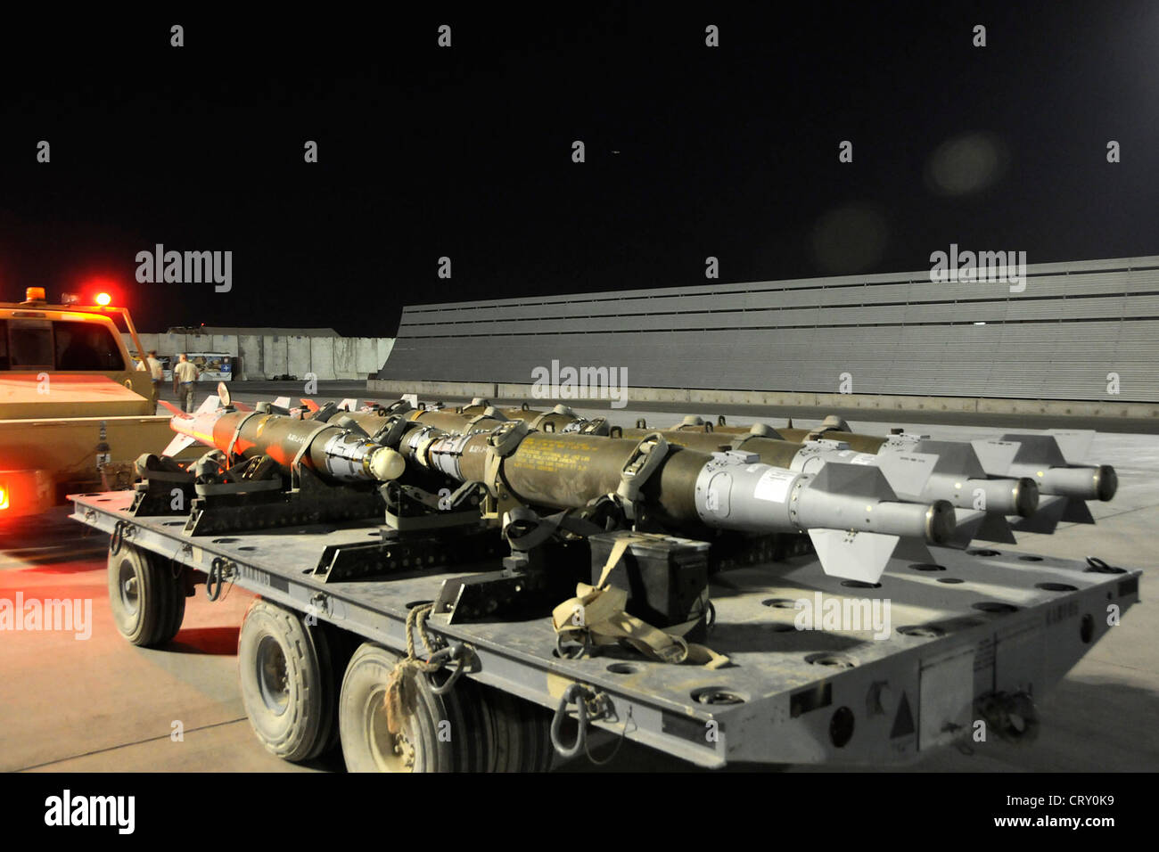 Weapons loaders assigned to the 451st expeditionary maintenance