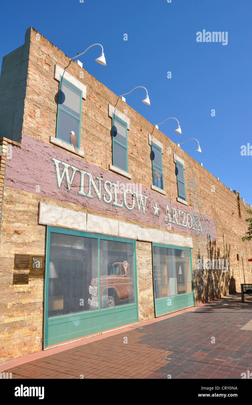 Standing on the corner in winslow arizona hires stock photography and