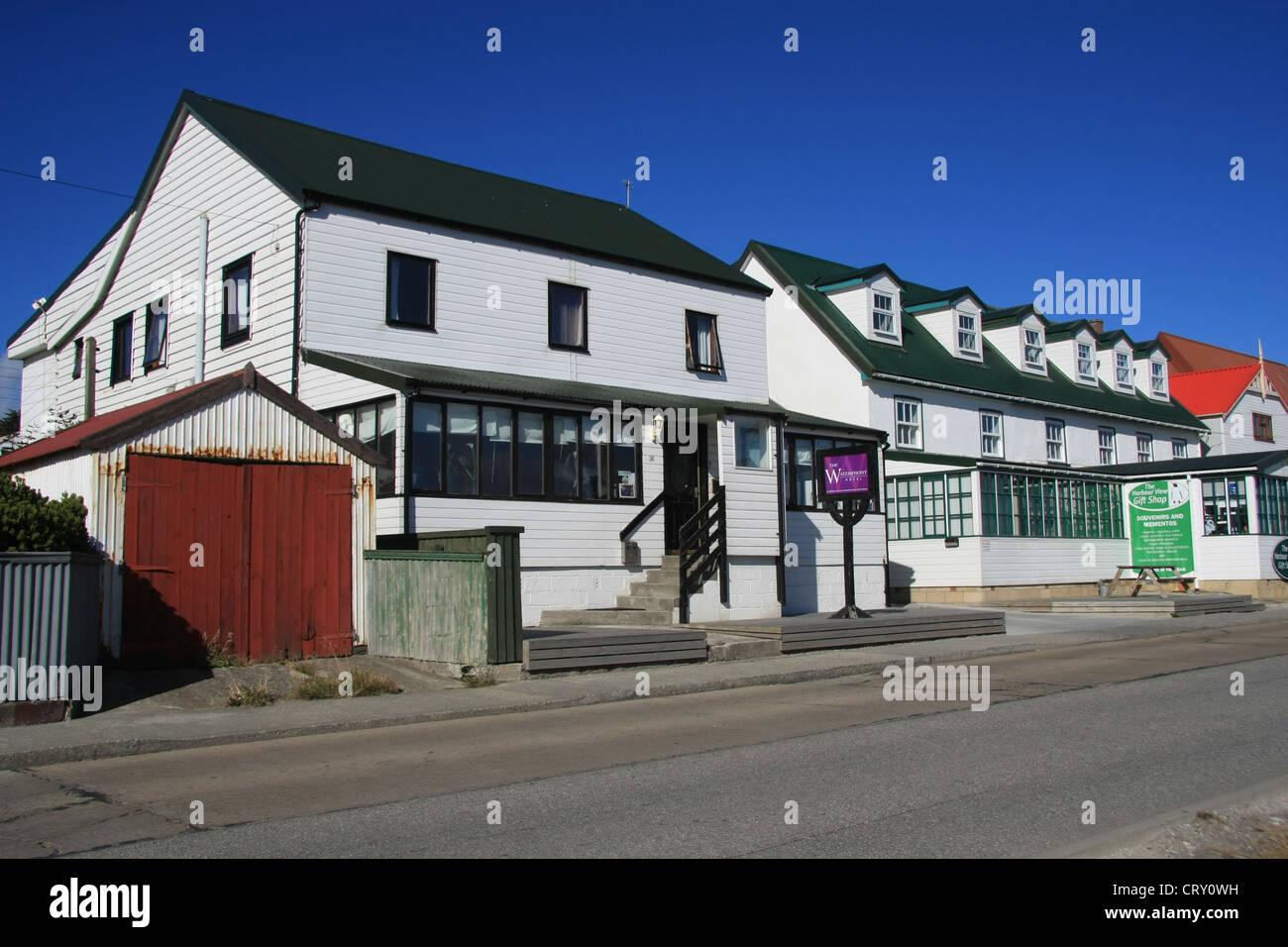 Interior of the West Store Supermarket, Ross Road, Stanley Capital of the  Falkland Islands Stock Photo - Alamy