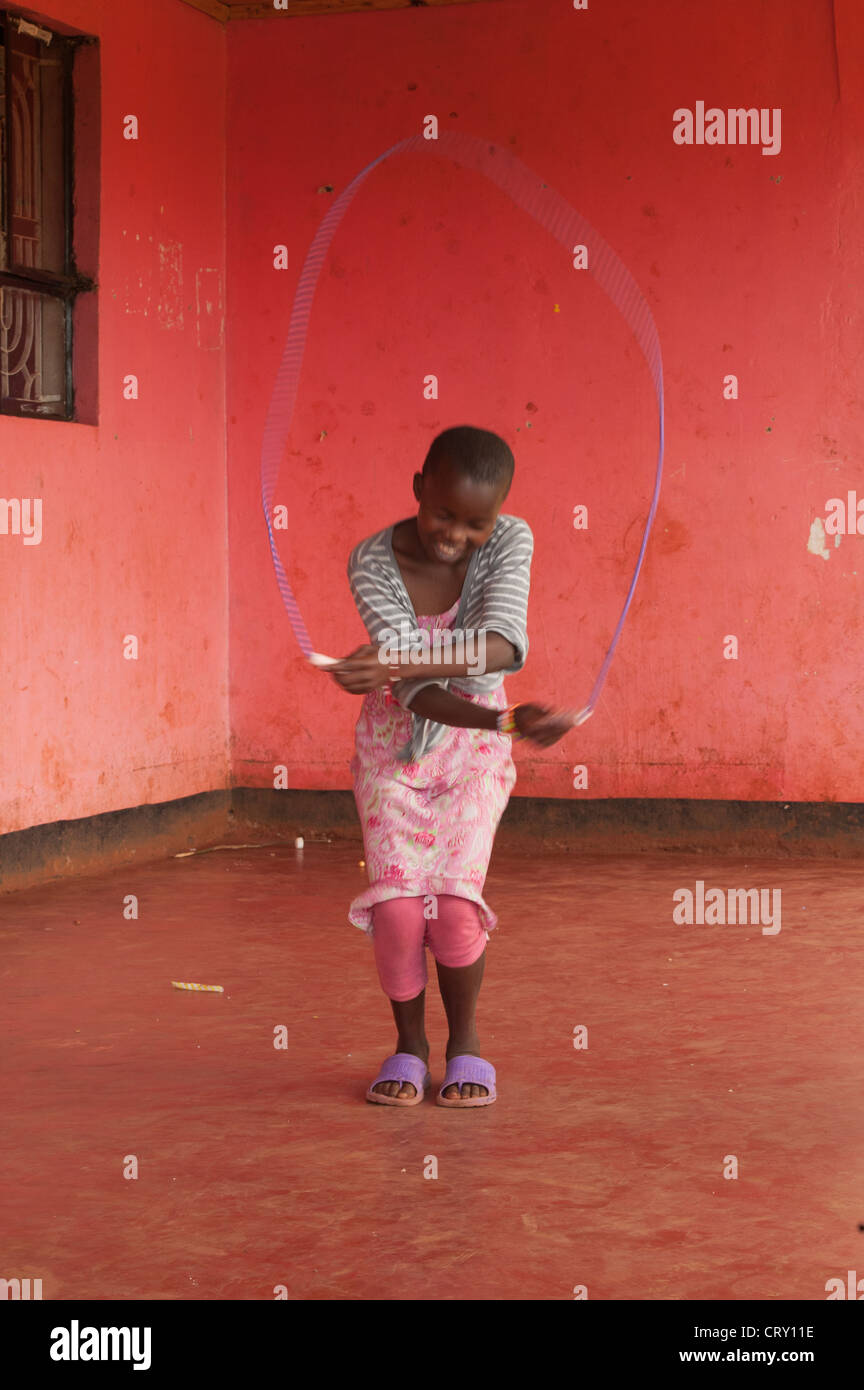 Children at Shalom Orphanage, Karatu, Tanzania Stock Photo