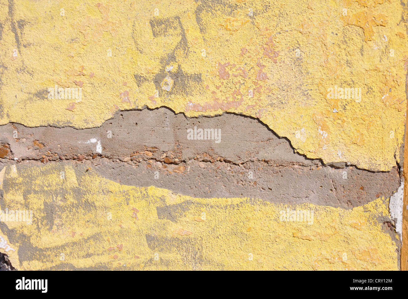 Paint chipping off wall Stock Photo Alamy