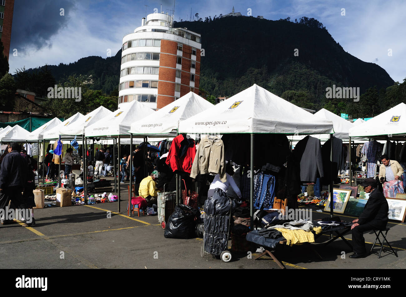 ' Mercado de las Pulgas ' Market in BOGOTA. Department of Cundimarca .COLOMBIA Stock Photo